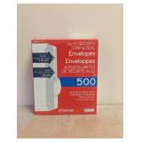 NEW TOP FLIGHT NO. 10 SECURITY STRIP & SEAL ENVELOPES 500 PK