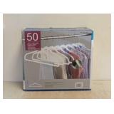 NONSLIP HANGERS 50PK WHITE