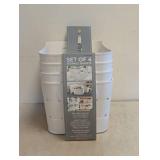STORAGE BASKETS 4PK CREAM