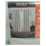 NEW SUN BLK TOTAL BLACKOUT PANELS 2PK CREAM