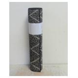 NEW BALDOSA DECORATIVE RUNNER BLACK/BROWN