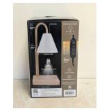 NEW MIKASA ADJUSTABLE HEIGHT CANDLE WARMER WHITE