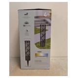 SOLAR PATHWAY LIGHTS WITH ROTATING LIGHT EFFECT 4PK