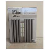 100% BLACKOUT WINDOW PANELS 2PK GRAY