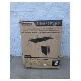 NEW LIFETIME 6FT. FOLD-IN-HALF TABLE 2PK BLACK