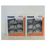 FOSTER GRANT +1.25 READING GLASSES 2PK