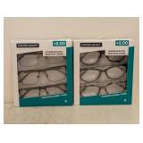 FOSTER GRANT +2.00 READING GLASSES 2PK