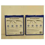 FOSTER GRANT +2.50 READING GLASSES 2PK