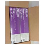 NEW 3M FILTRETE 1550 16 X 20 X 4 FILTERS 2PK