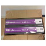 NEW 3M FILTRETE 1550 16 X 25 X 5 FILTERS 2PK
