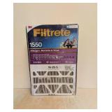 NEW 3M FILTRETE 1550 16 X 25 X 5 FILTERS 2PK