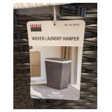 SEVILLE CLASSICS WOVEN LAUNDRY HAMPER BLACK