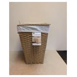 SEVILLE CLASSICS WOVEN LAUNDRY HAMPER TAN