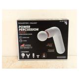 SHARPER IMAGE POWER PERCUSSION EDGE+ PORTABLE PERCUSSION MASSAGER