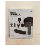 SHARPER IMAGE POWER PERCUSSION HOT + COLD REACH PERCUSSION MASSAGER