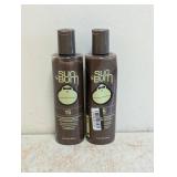 NEW SUN BUM SPF 15 BROWNING LOTION 2PK