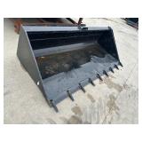 66” DIRT BUCKET with teeth - USA made