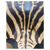 ZEBRA HIDE on felt backing