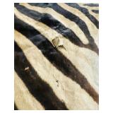 ZEBRA HIDE on felt backing