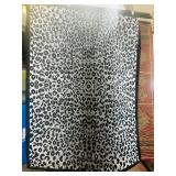 NEW ~ 5 x 7  WILD SIDE Wild Cat Print RUG