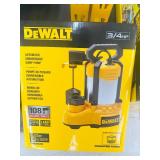 NEW - DEWALT Automatic SUMP PUMP - 3/4 hp - DXWP62783