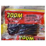 BAIT SHOP LOT - 30 pkg ZOOM Soft Plastic Bait - U-TALE - TEQUILA GREEN