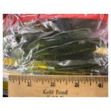 Retail Lot -12 pkgs  ZOOM Soft Plastic Horny Toad - watermelon seed