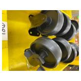 (8) CASTERS - Black - see photos for scale