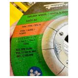 (15) FORNEY 4 1/2 in cut-off wheel A60T-BF