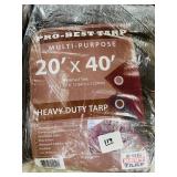 Pro Best HEAVY DUTY 20 x 40 TARP - New