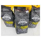 LOT of 4 -- Sacks of Extra Large LUMP CHARCOAL - 18 lb each