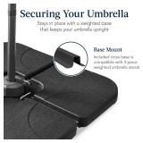 Best Choice Products 360° Rotating Cantilever Offset Umbrella - 10ft
