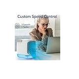 New In Box --- Ontel Arctic Air Turbo Chill Evaporative Cooler with HydroChill Technology, 4-Speed Portable Air Cooler Fan, Up To 8 Hr Per Fill, 7-Color LED, Simple & Whisper Quiet Operation, for Home