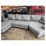 Gray Color Sectional - Used Condition