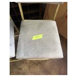 Pair of Gold and Gray Bar Stools - sit 25 inches high