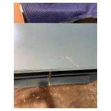 Blue Storage Shelf - 44 inches wide, 16 inches deep, 31 inches tall