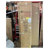 High-gloss white entertainment center **Fire Place SOLD SEPERATLY