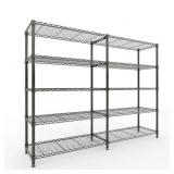 5-Tier Metal Storage Shelves, Heavy Duty Garage Shelving Unit 1325LBS Capacity, Adjustable Wire Rack Standing Storage Shelf Organizer for Kitchen Pantry Home&Commercial, 15.7"D x 70.8"W x 70.5"H