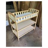 Maple Diaper Changing Table - 36 inches wide, 19 inches deep, 36 inches tall