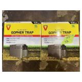 Victor Black Box Gopher Traps - Lot of 2