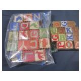 Wooden Alphabet Blocks