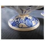 Blue & White Candle Holders