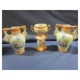 Ceramic Vintage Czech Vases
