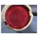 Three Vase: Maroon, Cream/Brown