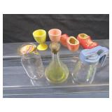 Egg Cups, Bottle, Syrup, Shoes