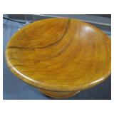 Wooden Footed Bowl