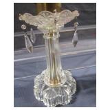 Candle Lamp, Cranberry Shade