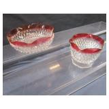 Cranberry Flash Glass