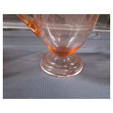 Pink Fruit Bowl, Div.Dish, Pitcher