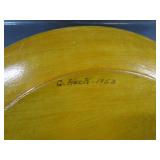 Wooden Plate, Norwegian Small Wooden Bowl
